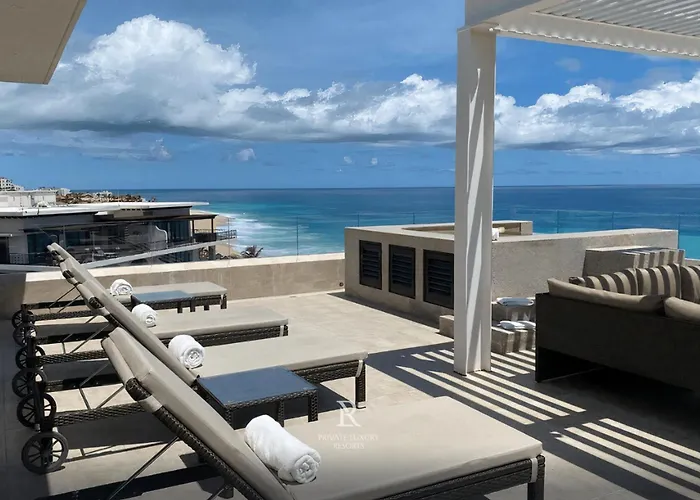 Resort Three Bdr Penthouse Ocean Front-villa La Valencia Cabo San Lucas
